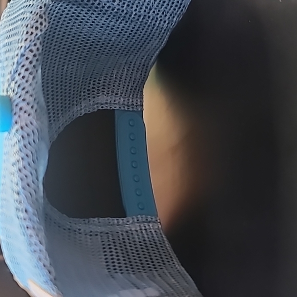 Bossi Neoprene Trucker Hat w Leather Skull Patches - Picture 3 of 5